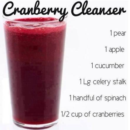cranberry cleanse juice